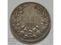 MONEDA DE ARGINT DE 1 BGN 1891