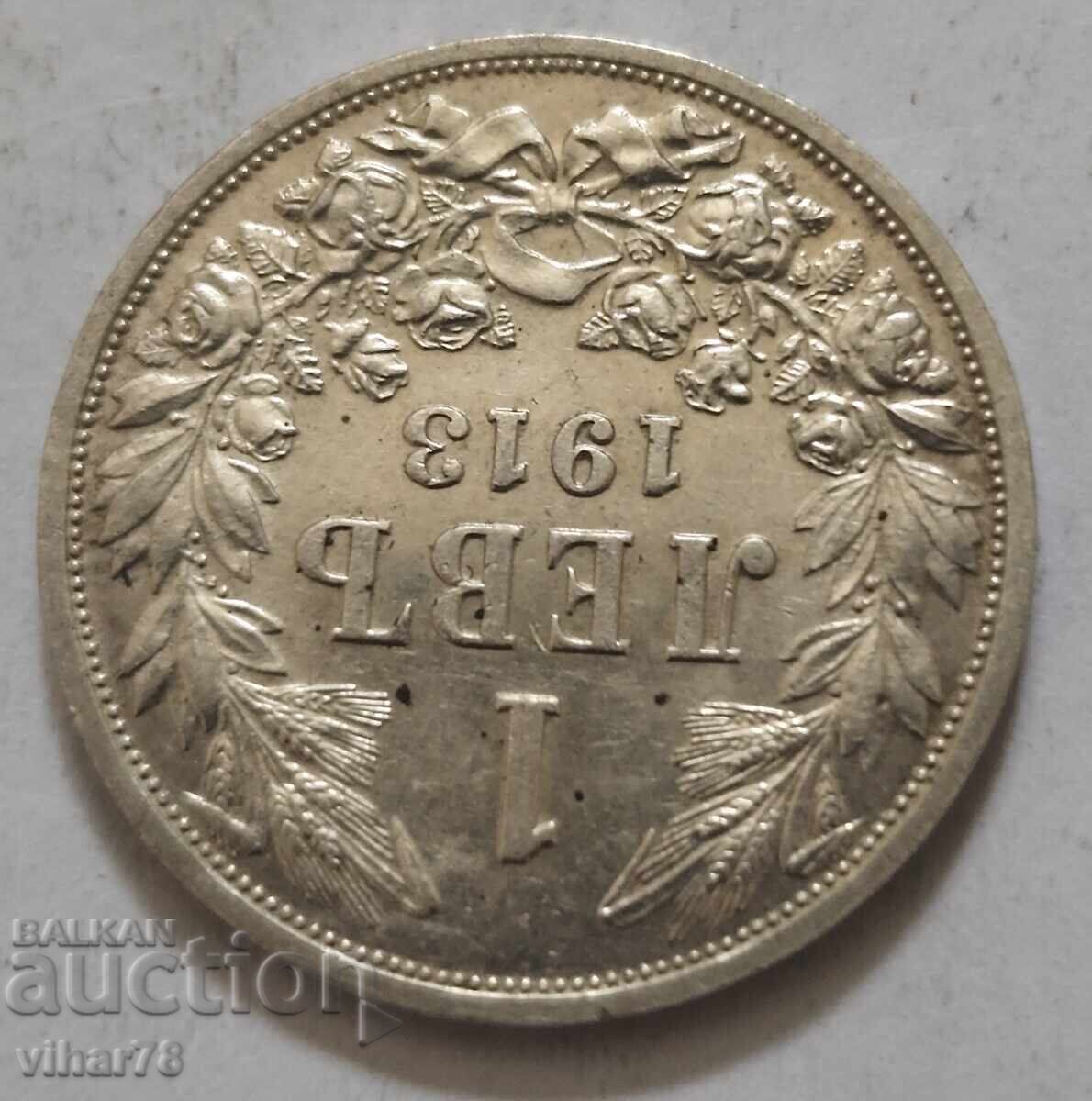 Licitație MONEDĂ DE ARGINT DE 1 LEU 1913