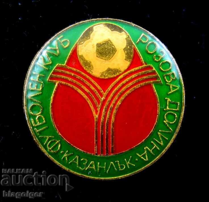 Veche insignă de fotbal-FC Rozova Dolina Kazanlâk