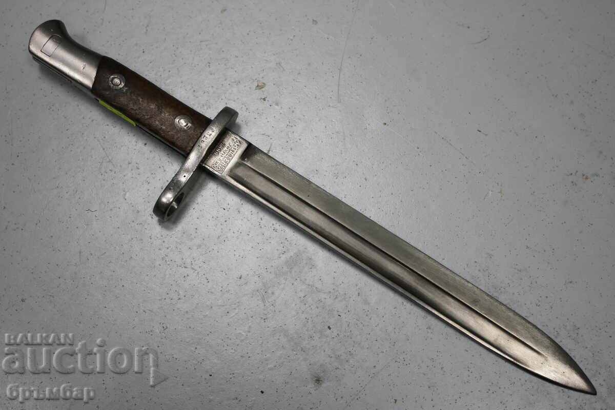 Livrarea Baionetă spaniolă pentru pușcă Mauser M1893 . 1899