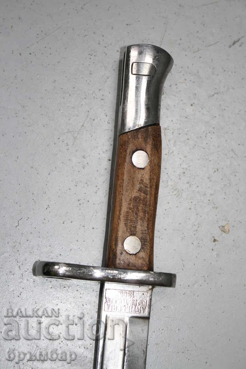 Baionetă spaniolă pentru pușcă Mauser M1893 . 1903 - 5
