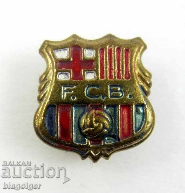 Old Football badge-FC BARCELONA Spain