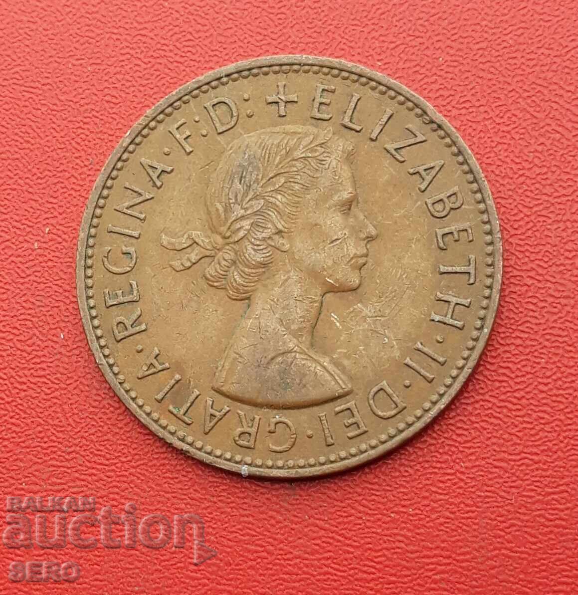 Великобритания-1 пени 1962 с цена € 0.50 | 0.98 лв.