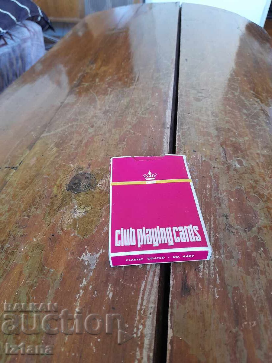 Cărți de joc vechi Club Playing Cards