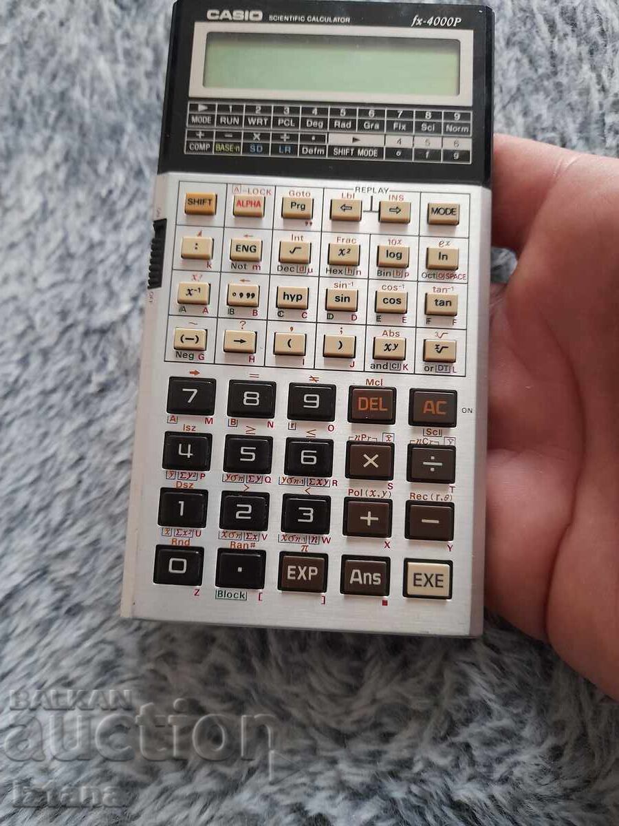 Δημοπρασία Παλιός υπολογιστής Casio FX-4000P