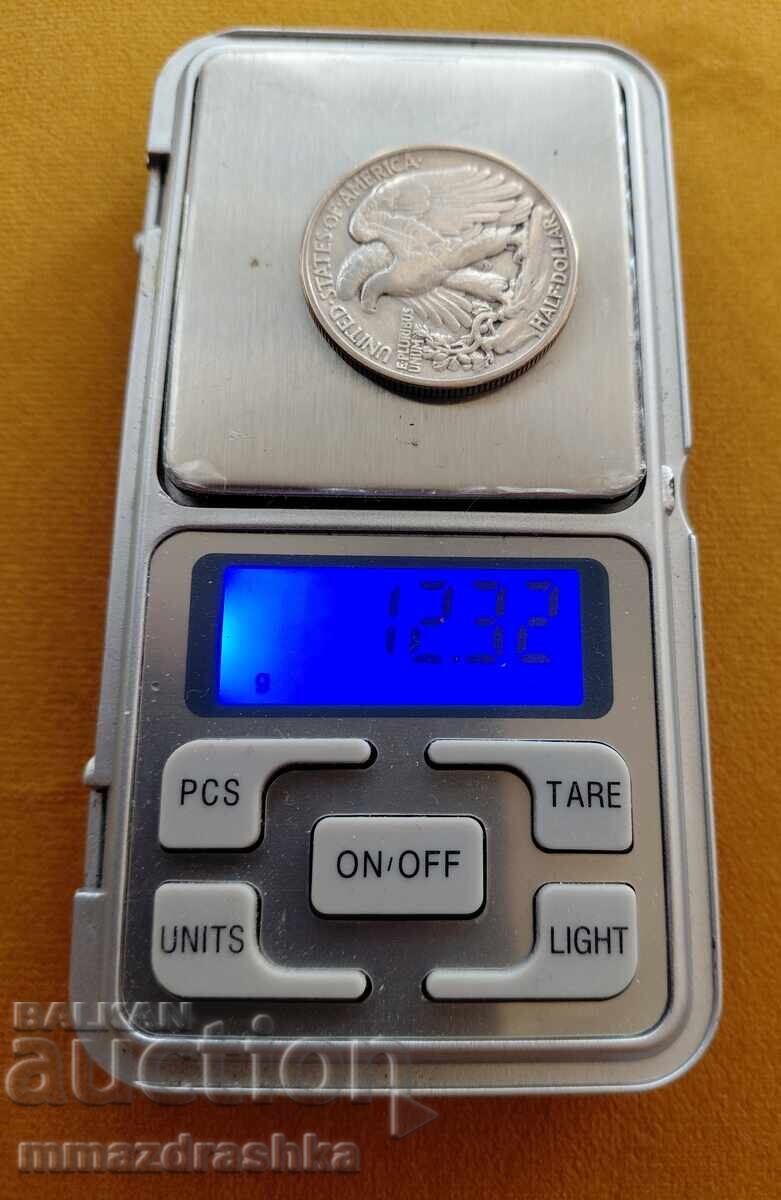 Licitație Monedă de argint Half Dollar 1943 SUA