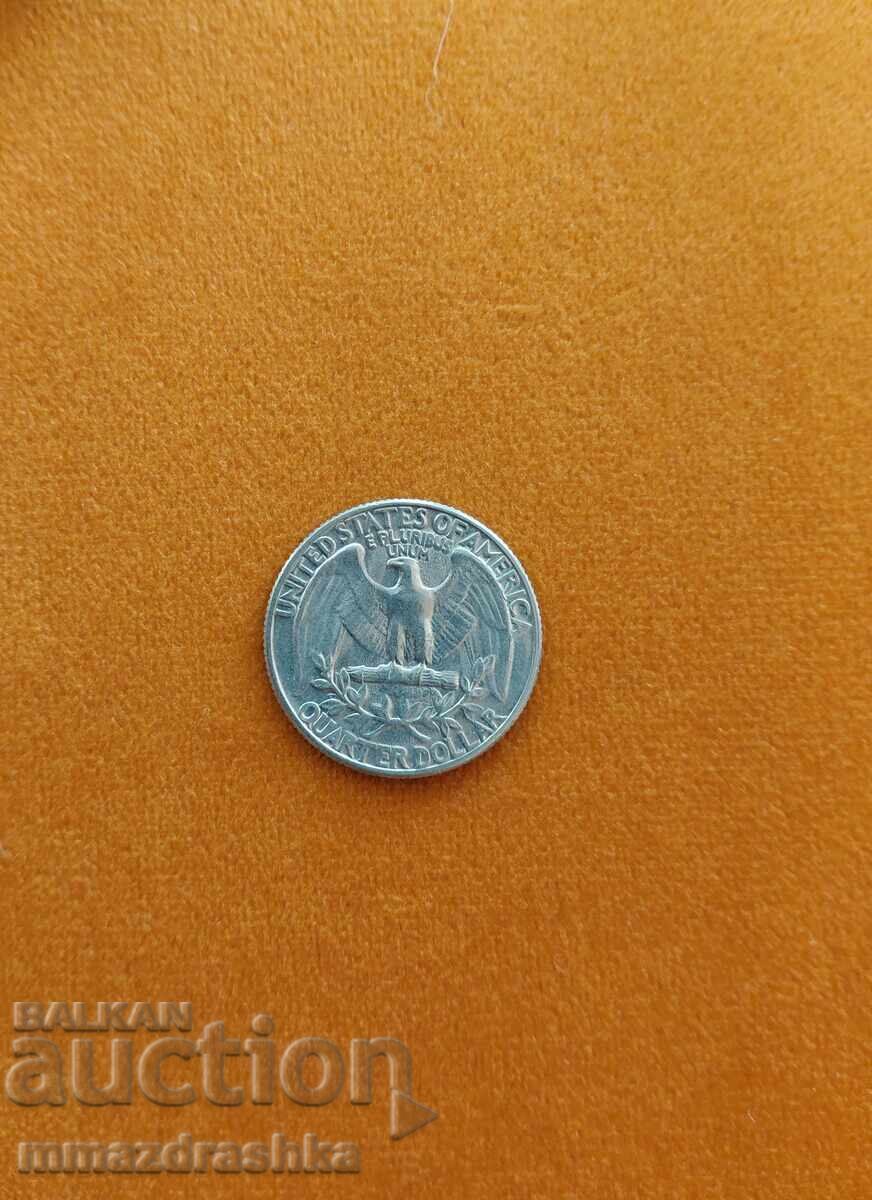 Κέρμα 1/4 δολαρίου ΗΠΑ 1966