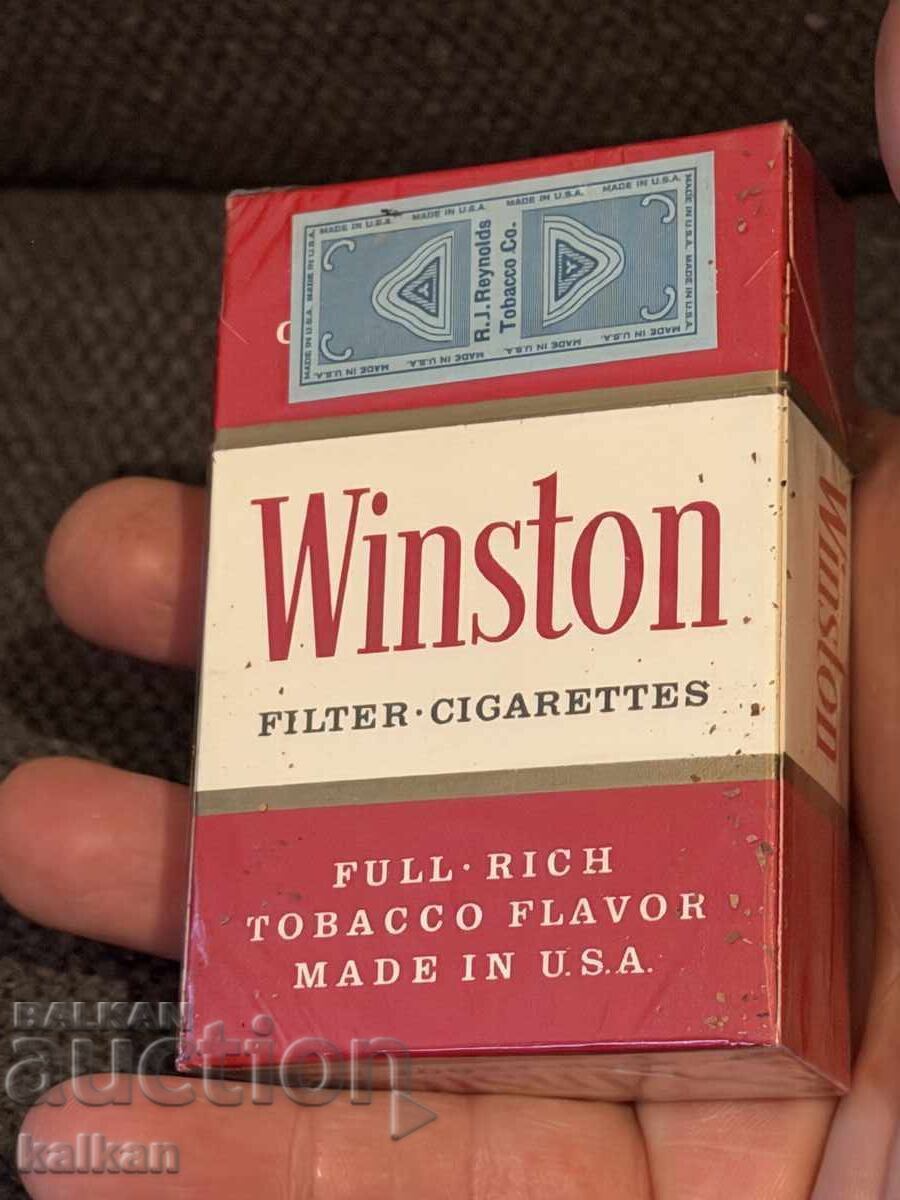 Delivery of Winston cigarettes new, sealed from the 80s