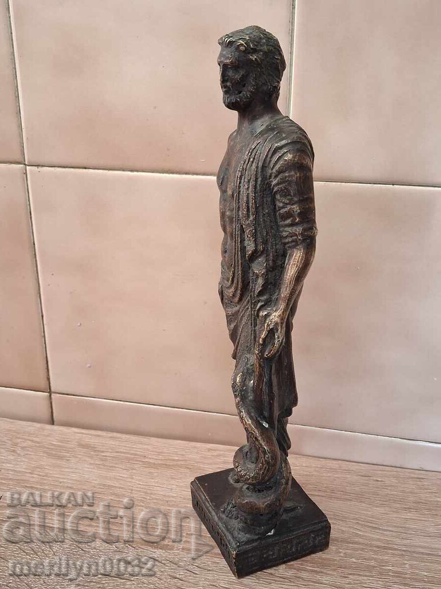 Statuetă zeul Asclepius bronz figurină sculptură replică cu preț € 365.57 | 715.00 BGN Statuetă zeul Asclepius bronz figurină sculptură replică cu preț € 365.57 | 715.00 BGN