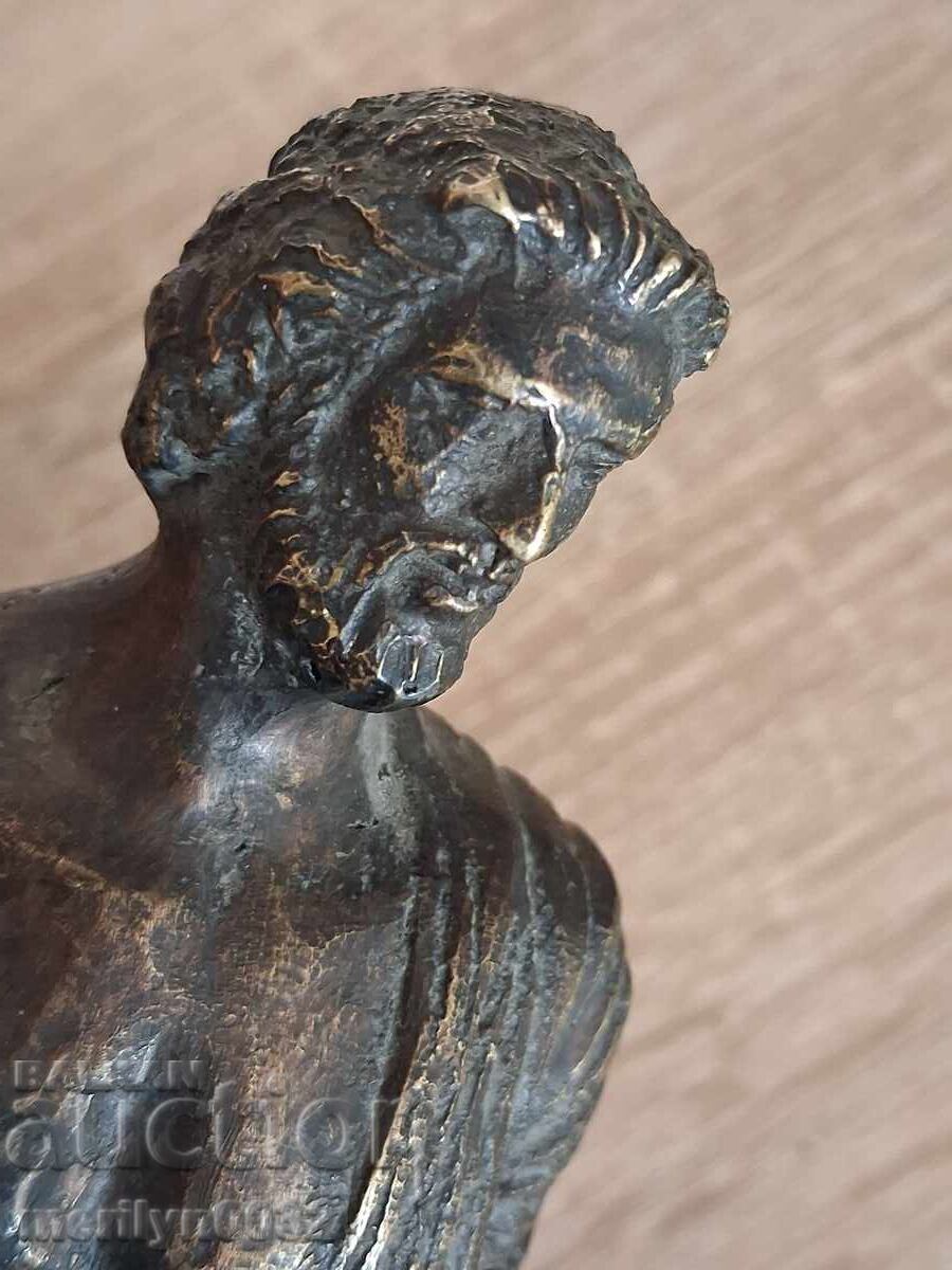 Livrarea Statuetă zeul Asclepius bronz figurină sculptură replică Livrarea Statuetă zeul Asclepius bronz figurină sculptură replică