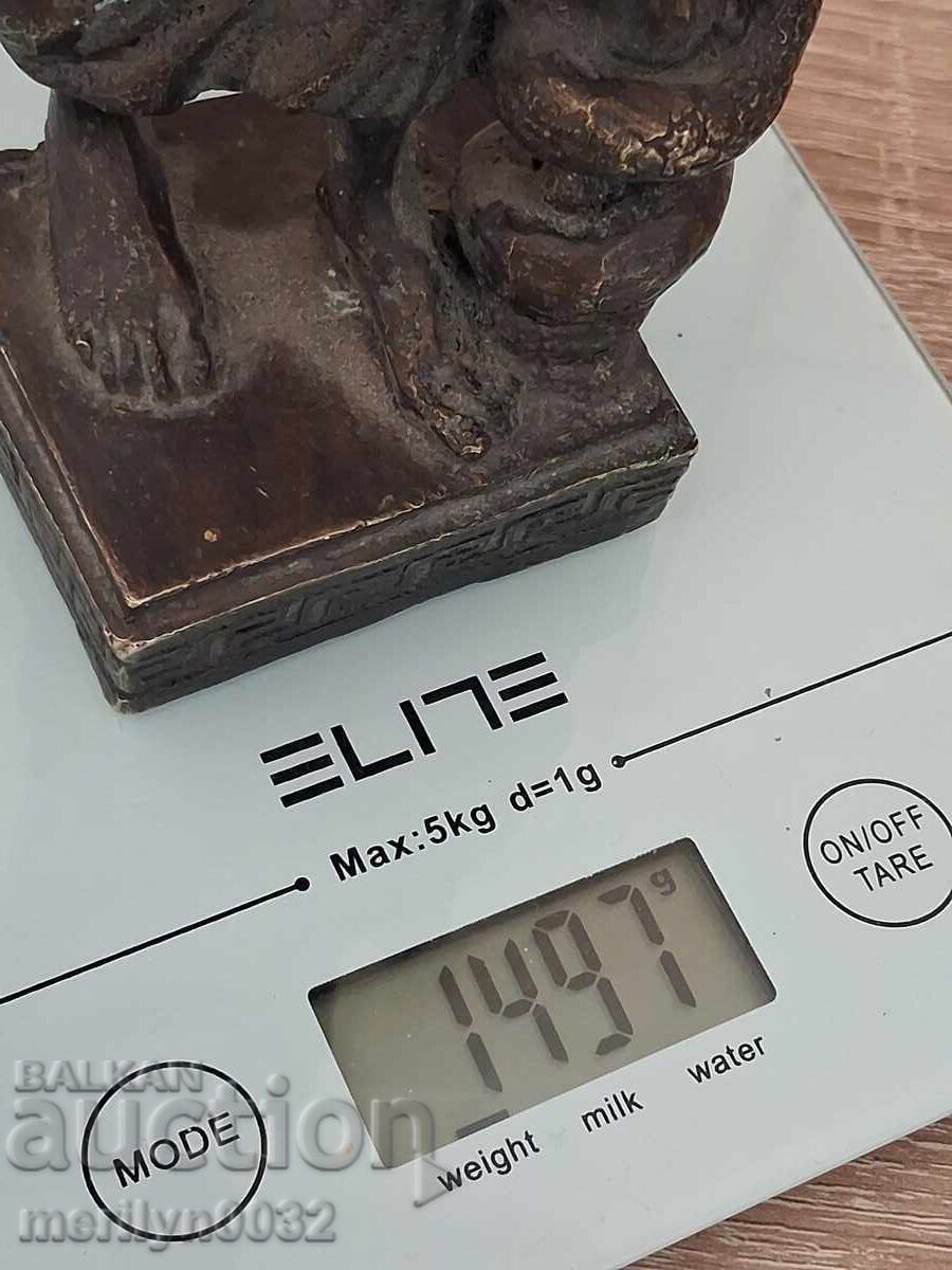 Statuetă zeul Asclepius bronz figurină sculptură replică - 7 Statuetă zeul Asclepius bronz figurină sculptură replică - 7