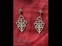 958 purity silver earrings