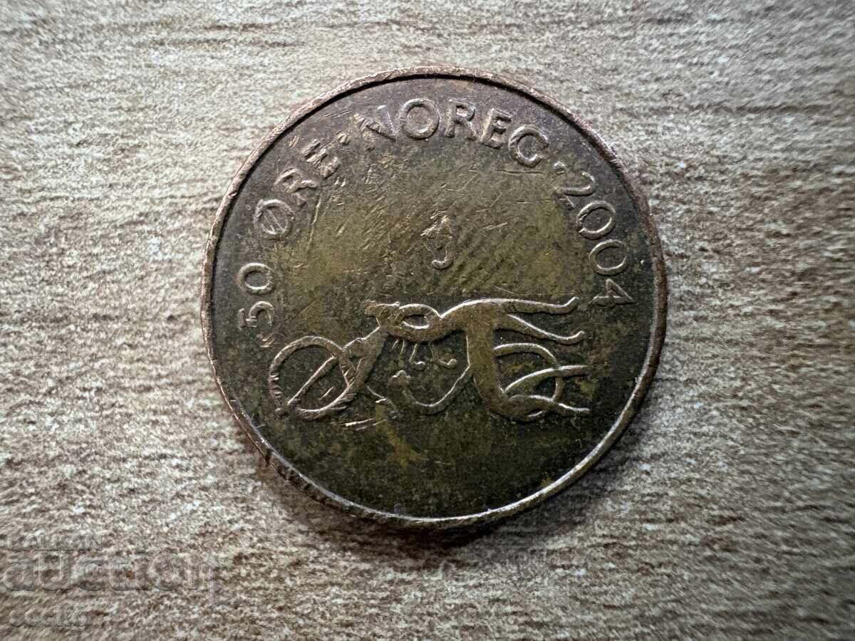 Norway - 50 øre (2004)