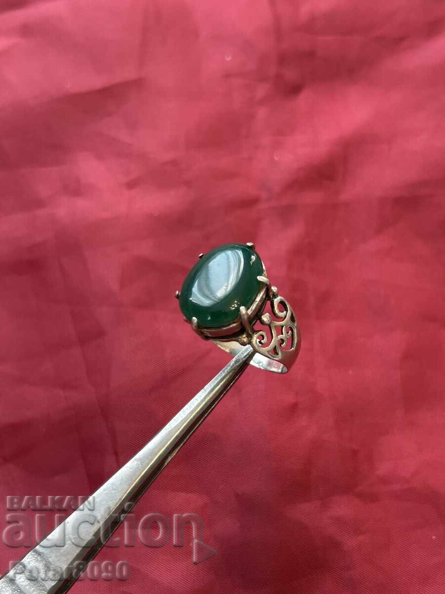 Vintage handmade silver ring 18.5mm