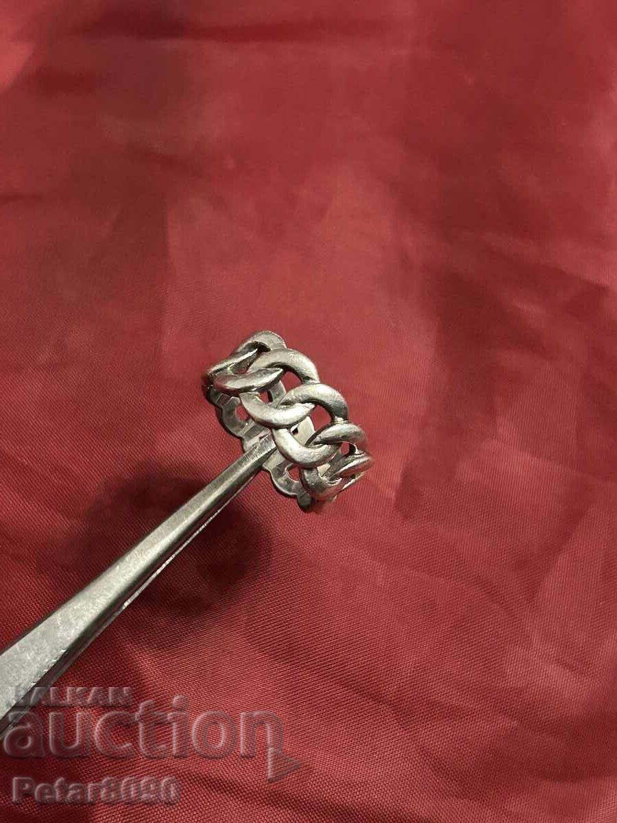 Auction  Women's Silver Ring 17mm