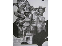 3) Petar Chinovski signed etching engraving graphic ex-libris