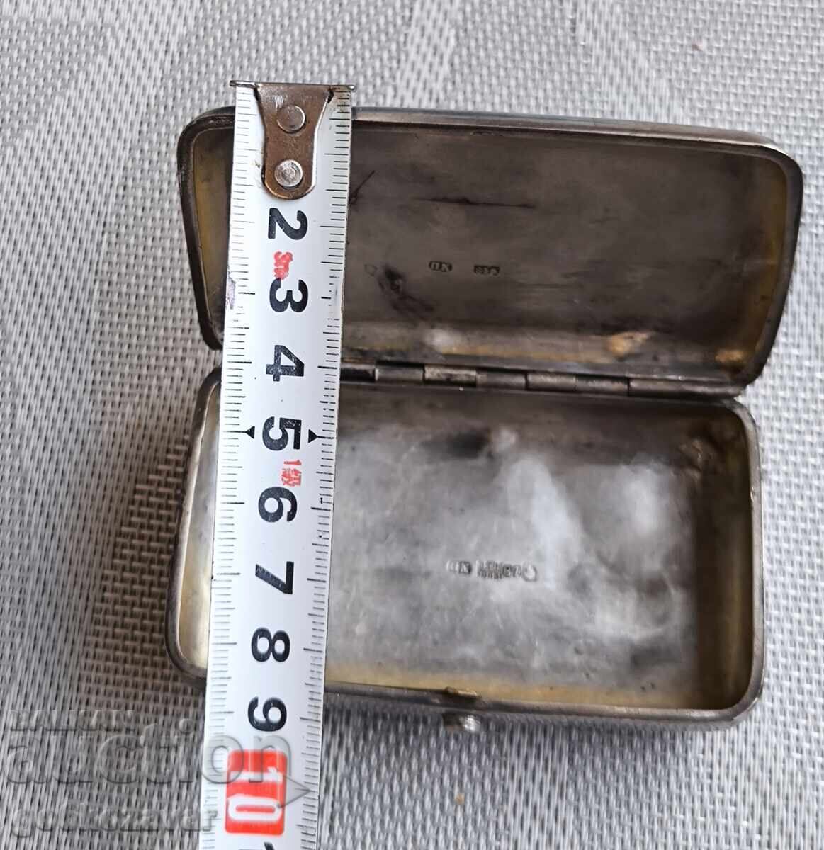 Silver Cigarette Case Tsarist Russia ! 1883-84 ! - 5 Silver Cigarette Case Tsarist Russia ! 1883-84 ! - 5