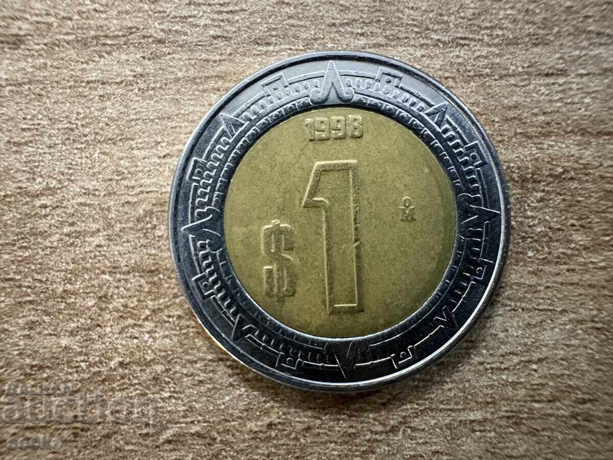 Mexic - 1 peso (1998) Mexic - 1 peso (1998)