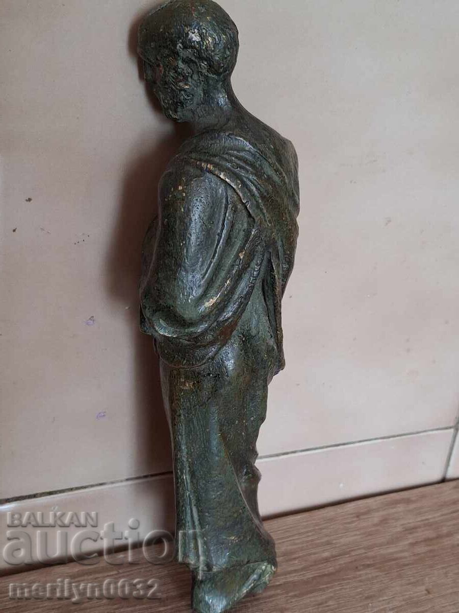 Statuetă senator roman bronz figurină sculptură Replică - 5