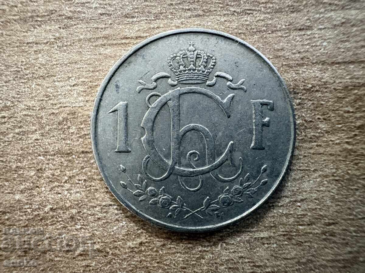 Luxemburg - 1 franc (1960)
