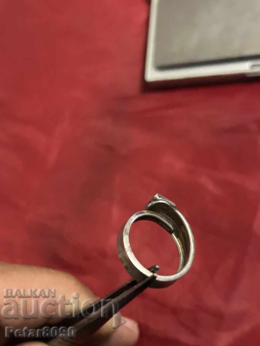Παράδοση Ασημένιο δαχτυλίδι 17mm