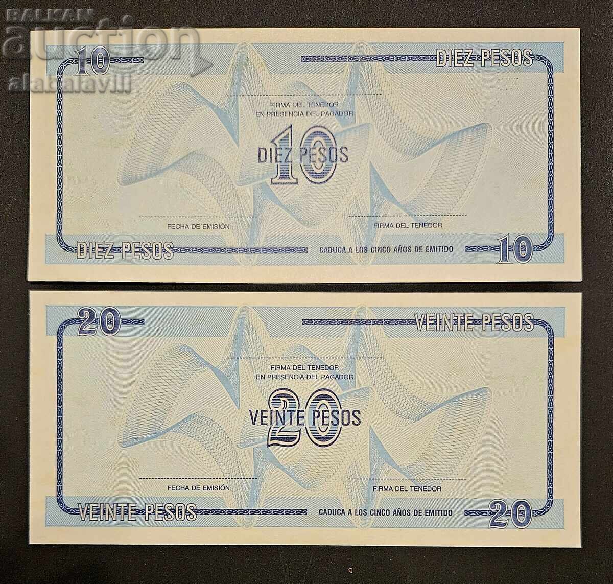 Cuba, peso cubanez 1985 UNC seria C(îngust) pesos cu preț € 13.99 | 27.36 BGN