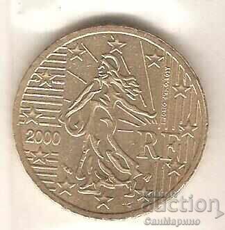 +France 50 euro cents 2000 with price € 0.90 | 1.76 BGN