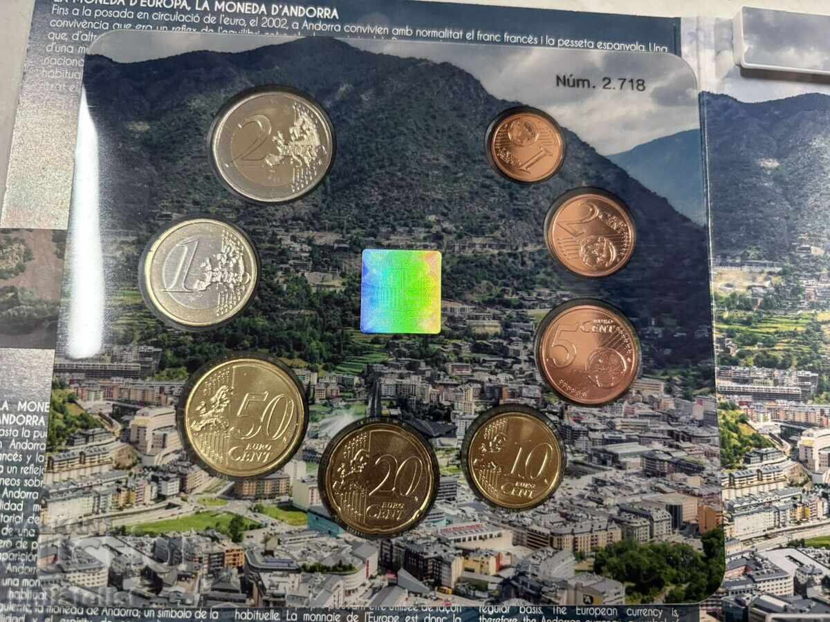 Andorra 2025 - set complet de la 1 cent la 2 euro BU /c - 5