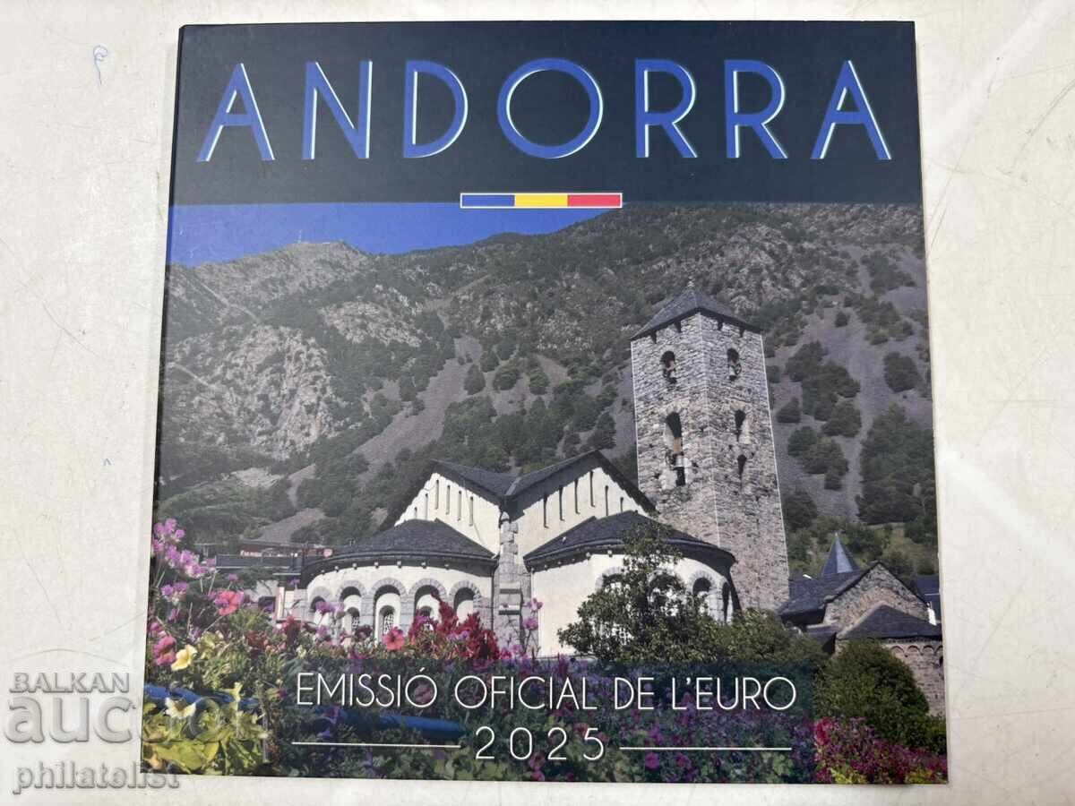 Andorra 2025 - set complet de la 1 cent la 2 euro BU /c