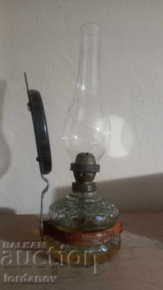 Old, authentic kerosene lamp - 5