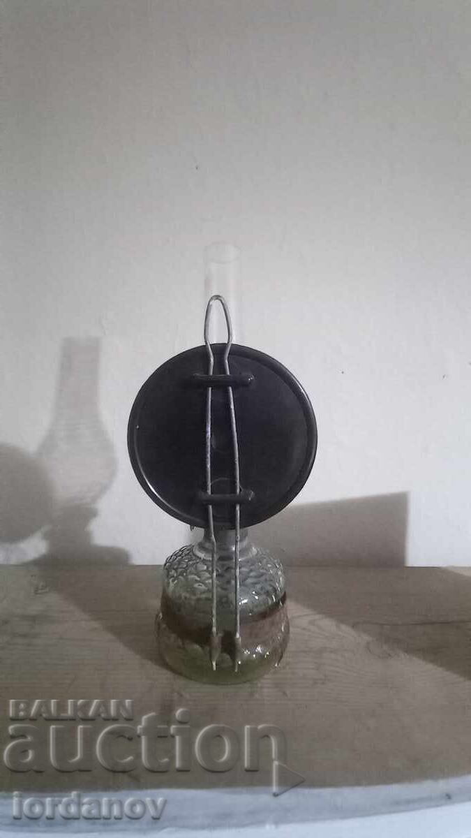 Old, authentic kerosene lamp - 6