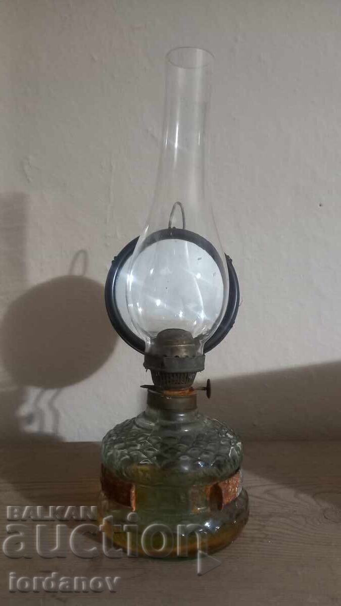 Old, authentic kerosene lamp