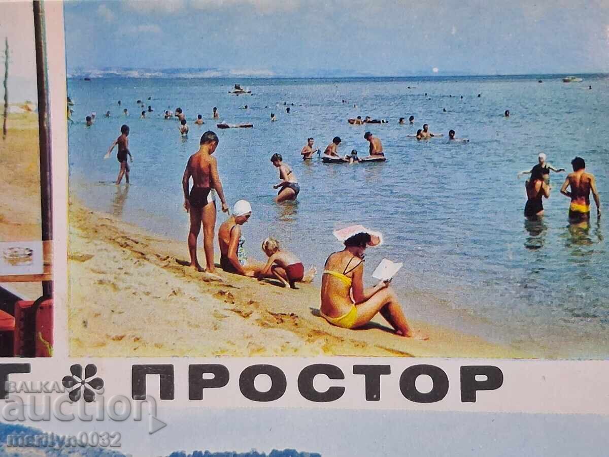 Licitație Carte poștală foto Obzor 1976 Camping Prostor