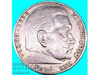 5 mărci 1935 Germania Al Treilea Reich argint