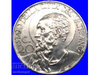 20 Centesimi 1941 Vatican Pius XII