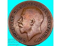 Marea Britanie 1 penny 1919 30mm