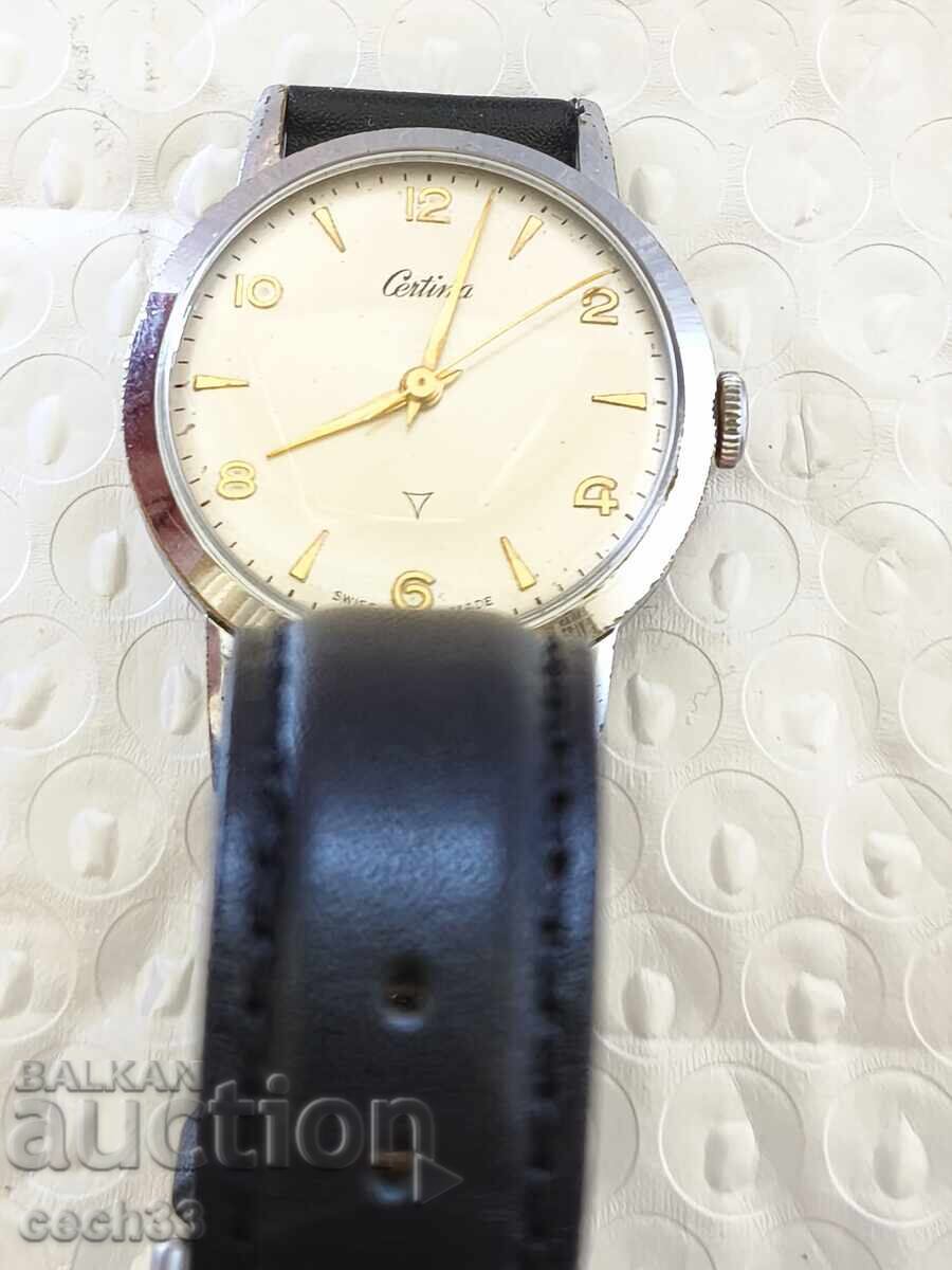 Certina vintage - Calibru propriu rar KF 320 - 15 rubine - 6