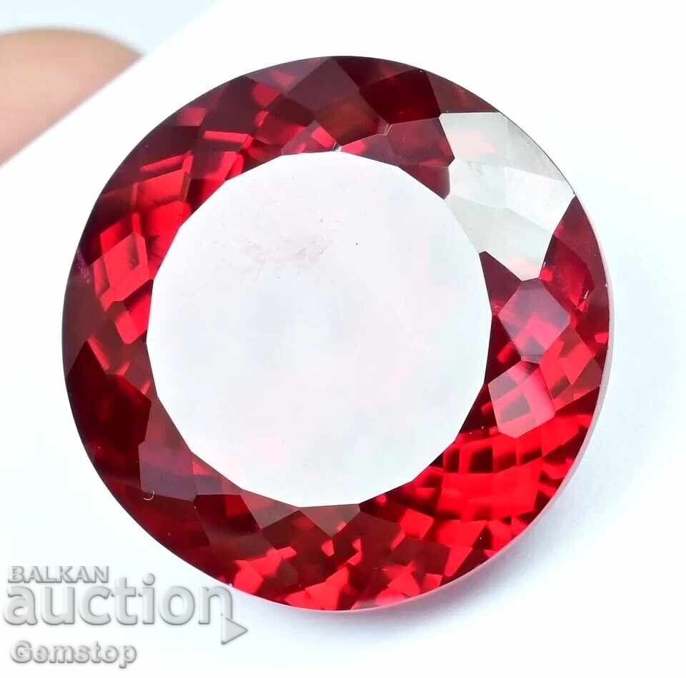 Licitație PREȚ DE START! 2.80 ct. set rubin natural rotund cert. IGL de la 1 leu!