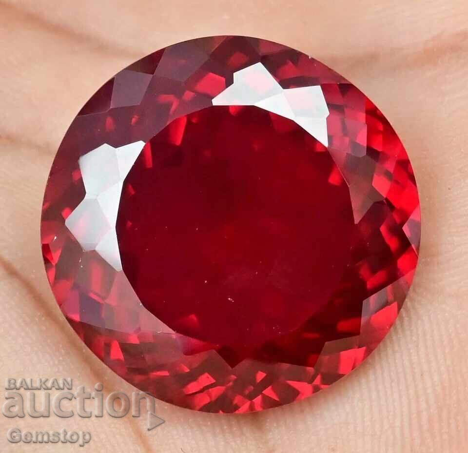 PREȚ DE START! 2.80 ct. set rubin natural rotund cert. IGL de la 1 leu!