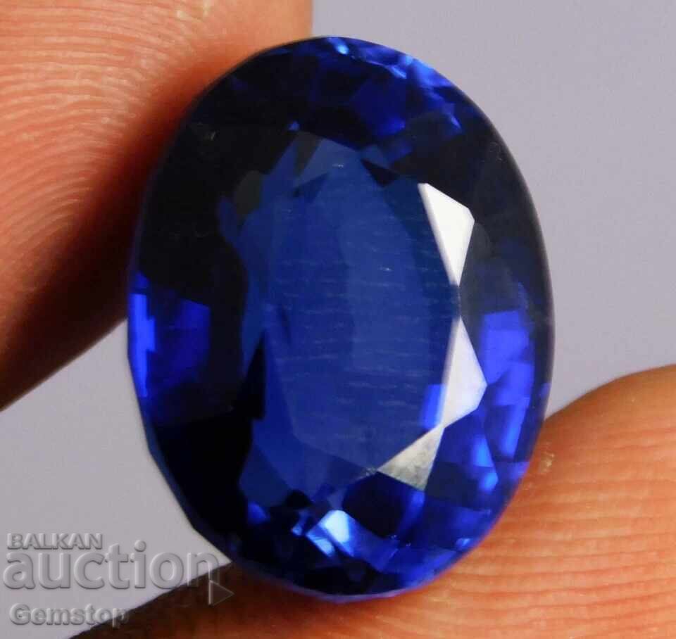 Licitație PREȚ DE START! 8.40 ct. safir natural oval, cert. IGL de la 1 ct!