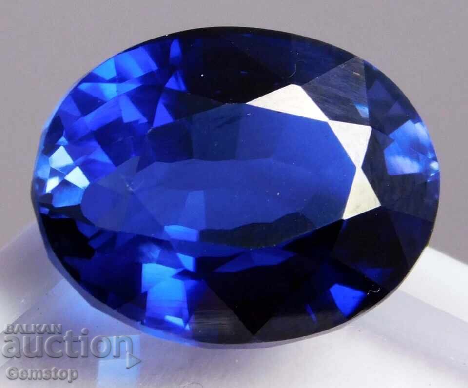 PREȚ DE START! 8.40 ct. safir natural oval, cert. IGL de la 1 ct!
