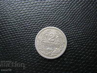 Уругвай  2  сентавос     1909   м