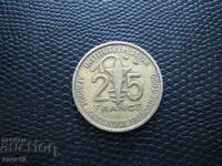 Africa Occidentală Franceză 25 franci 1957 m