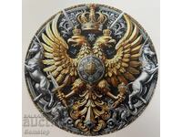 PREȚ BUN! Turnare vultur bicefal regal din 1oz!