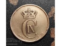 Монета Дания 2 йоре "R" [1876]