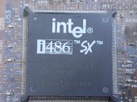 INTEL 486 SX ABM 1993 ρετρό πλακέτα μητρική κάρτα υπολογιστή