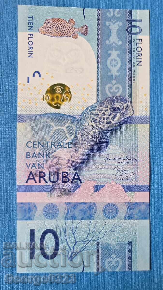 Aruba 2019 10 florini UNC Nouă