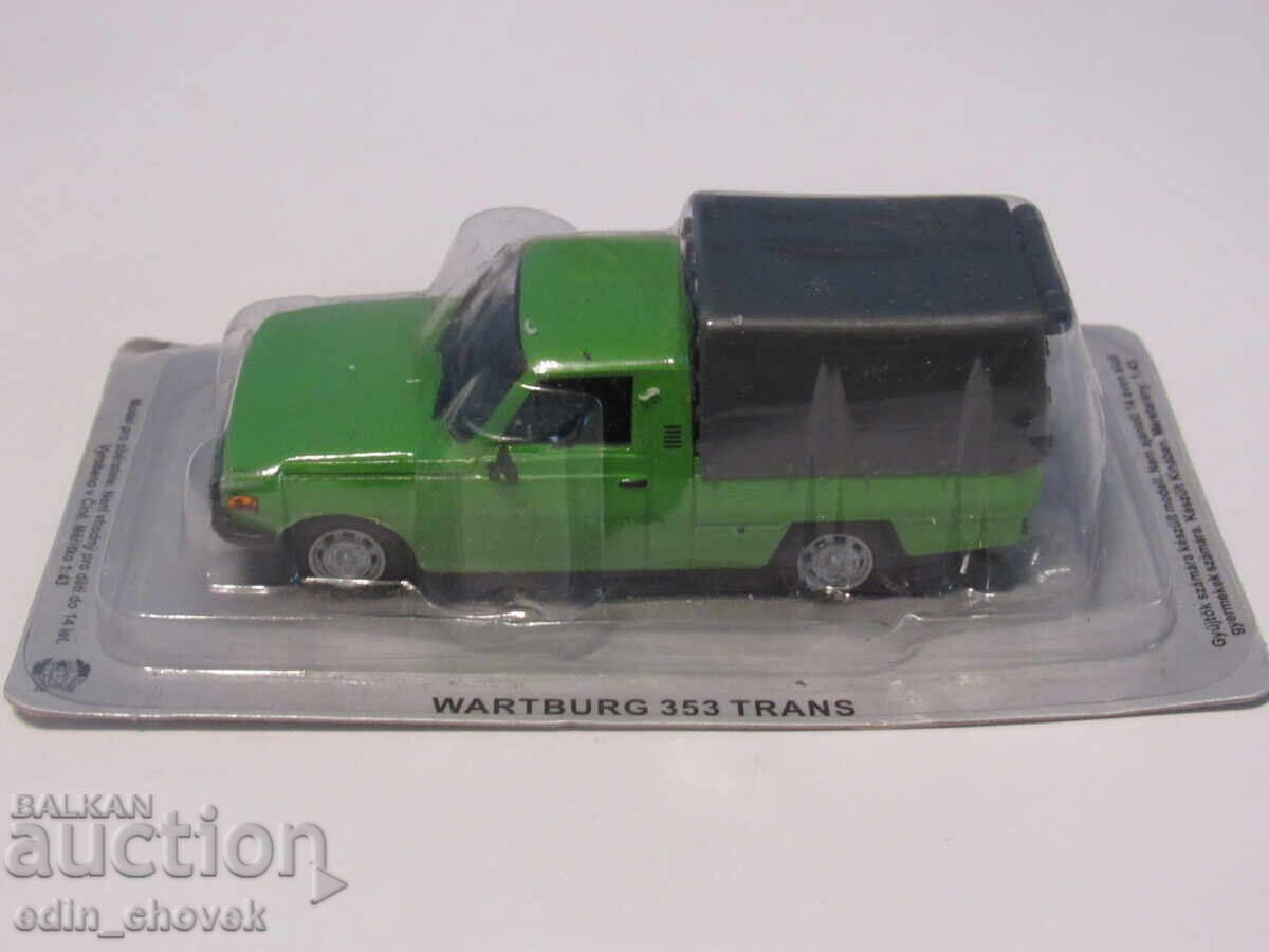 1/43 DéAgostini Πολωνία σοσιαλιστική DDR Wartburg 353 Trans. Καινούργιο
