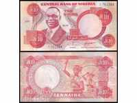 +++ NIGERIA 10 Naira P 25f2 2001 UNC +++