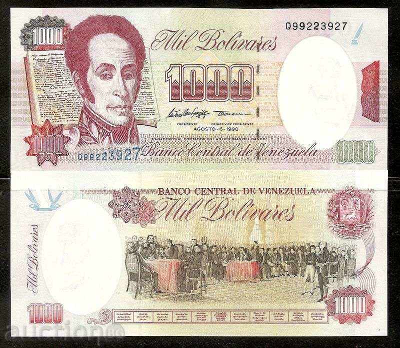 +++ Venezuela Bolivar 1000 P 76 1998 UNC +++